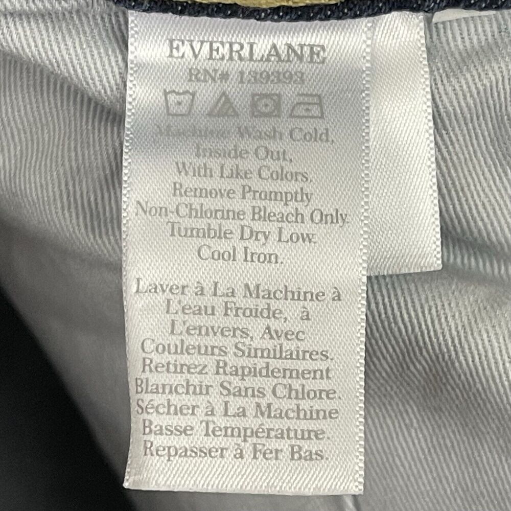 Everlane Dark Blue Straight Leg Jeans - Picture 12 of 16
